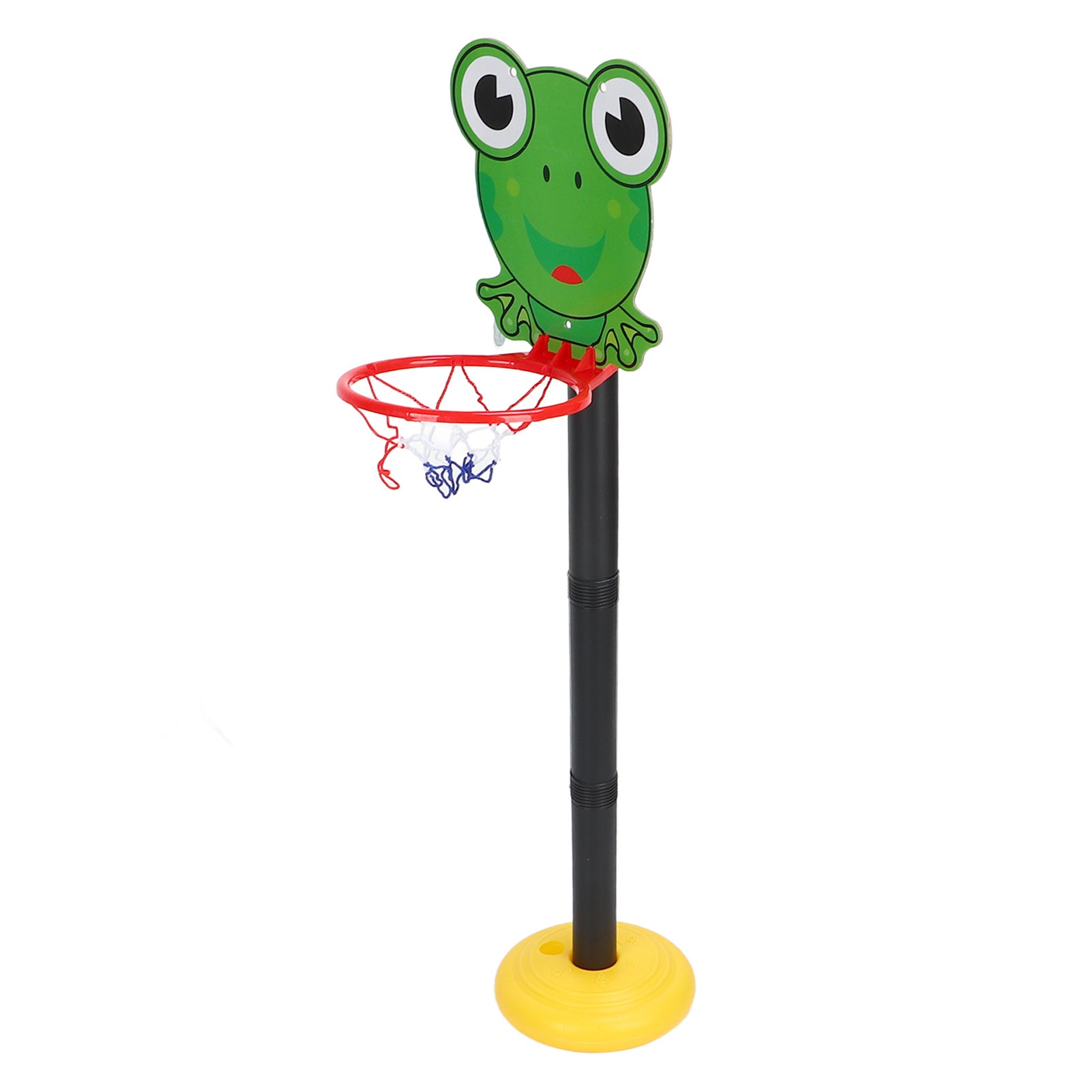 Basketball Playing Set - Height Adjustable Frog Pattern Hoop for Kids - YanaChi Store