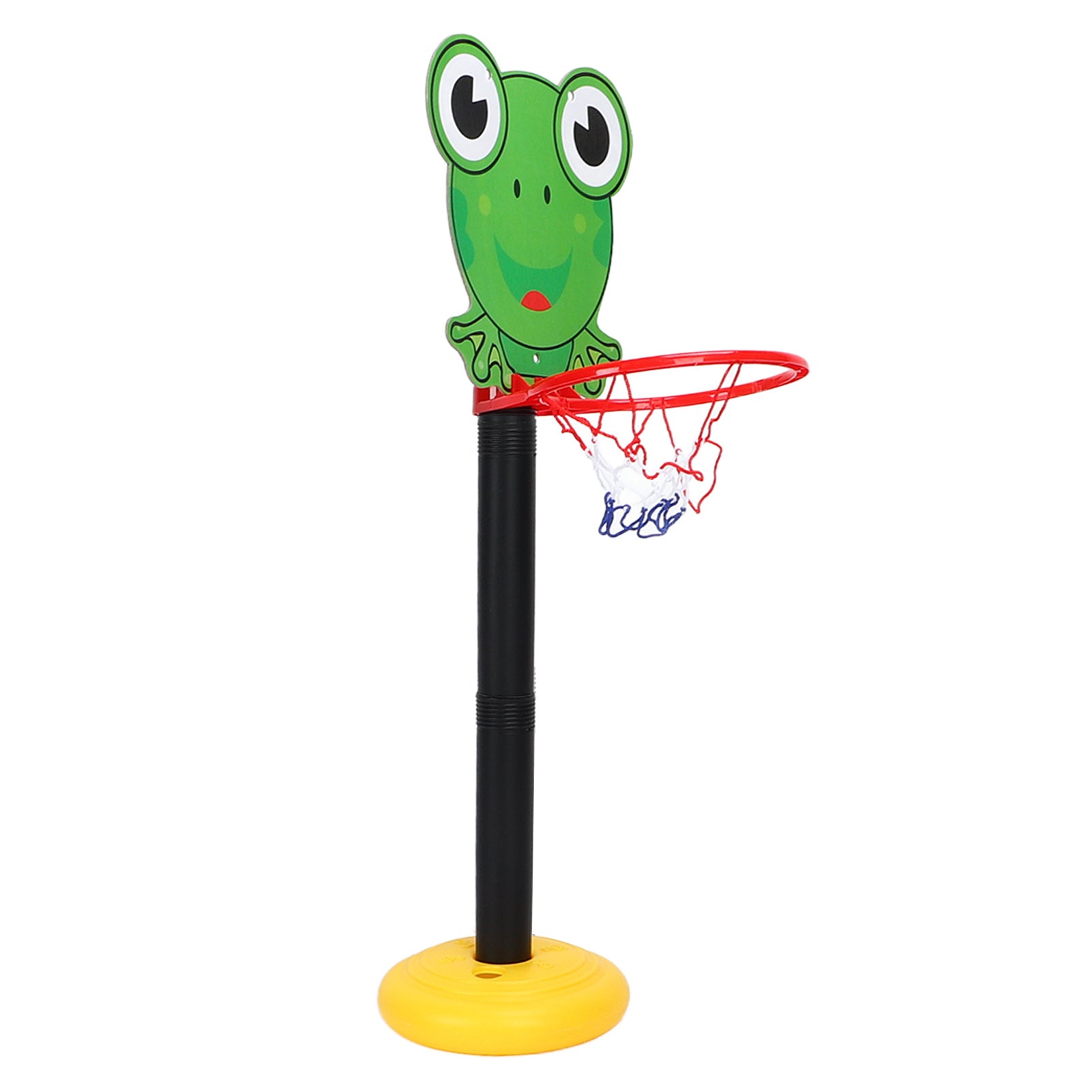 Basketball Playing Set - Height Adjustable Frog Pattern Hoop for Kids - YanaChi Store