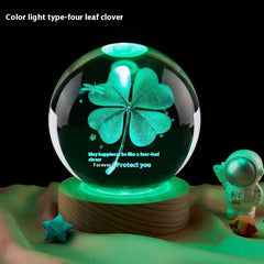 Elegant USB Crystal Night Lamp – Multiple Colors & Designs - YanaChi Store