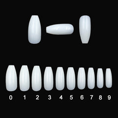 500-Piece Acrylic False Nail Set – Clear & Natural, Professional Quality - YanaChi Store