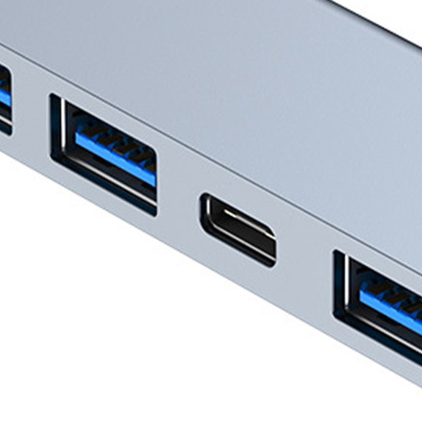 7 in 1 Type C Hub 5W Charging Plug and Play Aluminum Alloy USB Docking Station for Keyboards PC - YanaChi Store