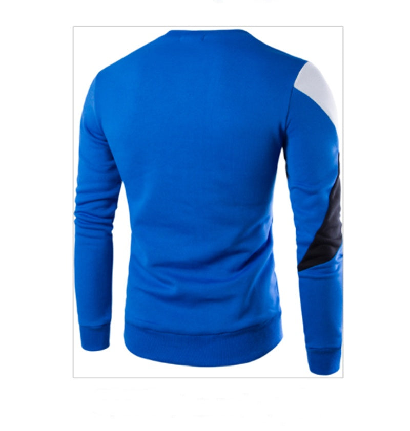 Men's Slim-Fit Cotton Knitted Sweater – Casual O-Neck Printed Pullover - YanaChi Store
