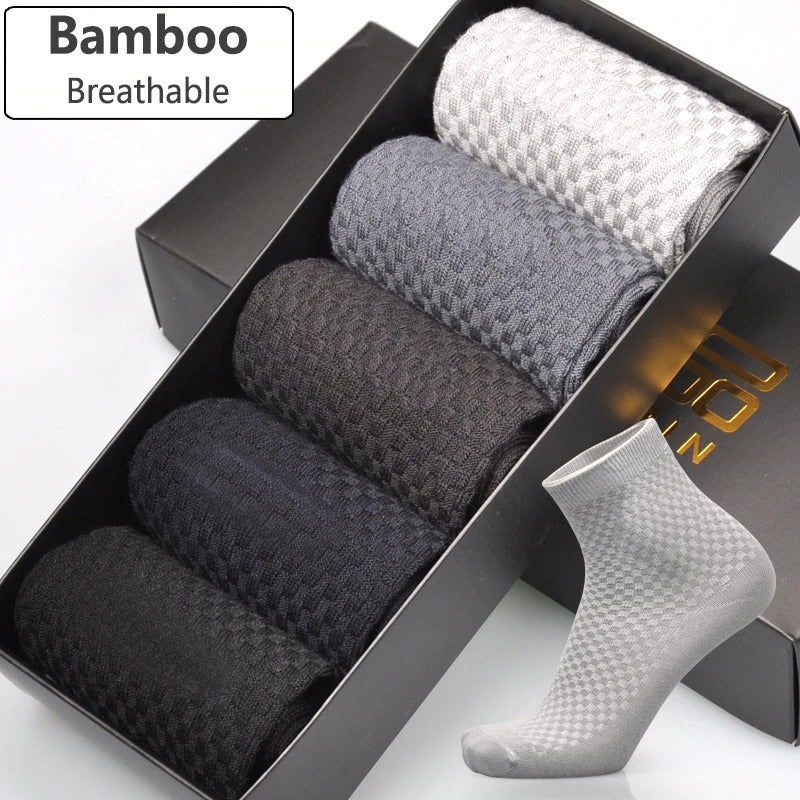 Men's Bamboo Fiber Business Socks - YanaChi Store