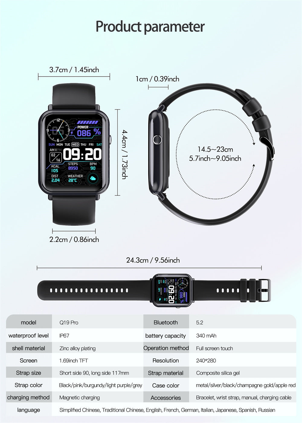 Smart Waterproof Watch - YanaChi Store