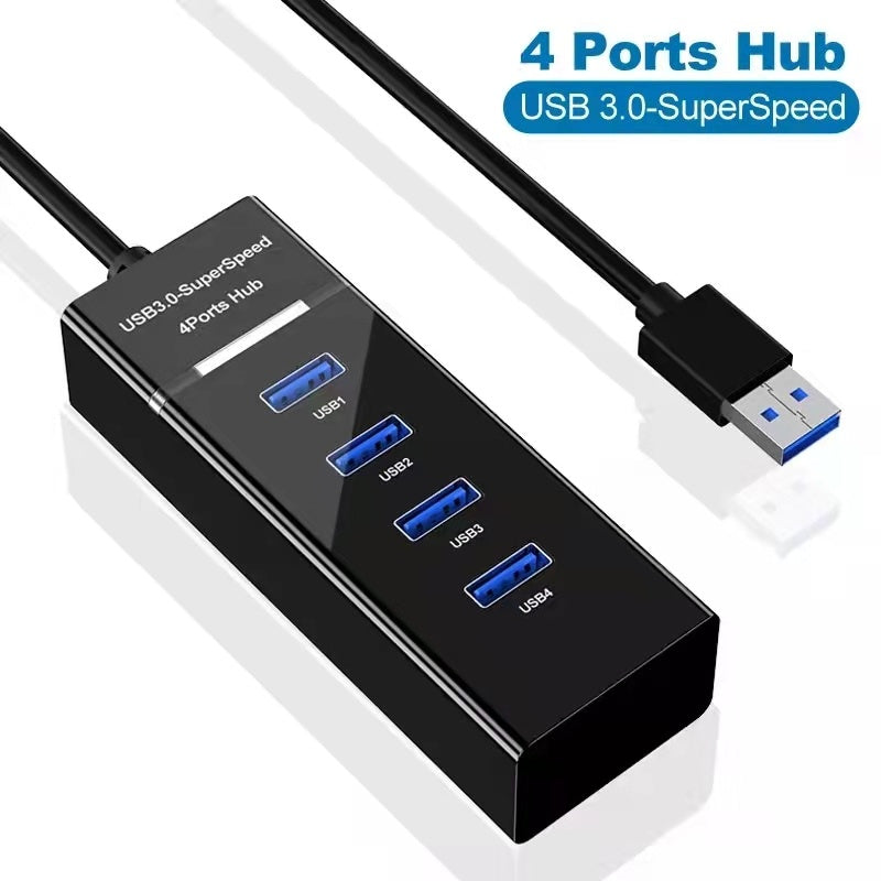 4 In 1 2.0 3.0 USB HUB Splitter High Speed Multi Splitter USB Adapter Expander Cable For Desktop PC Laptop Adapter USB HUB - YanaChi Store