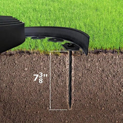 10m Lawn Border With 30 Plastic Stakes Garden Border For Paths, Driveways, Flowers And Plants - YanaChi Store