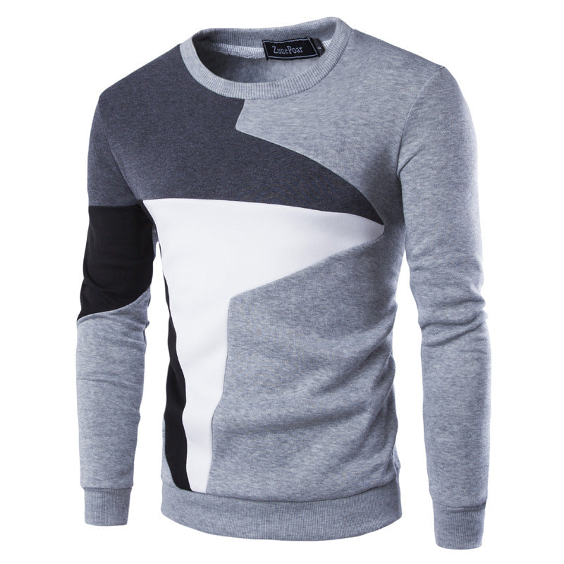 Men's Slim-Fit Cotton Knitted Sweater – Casual O-Neck Printed Pullover - YanaChi Store