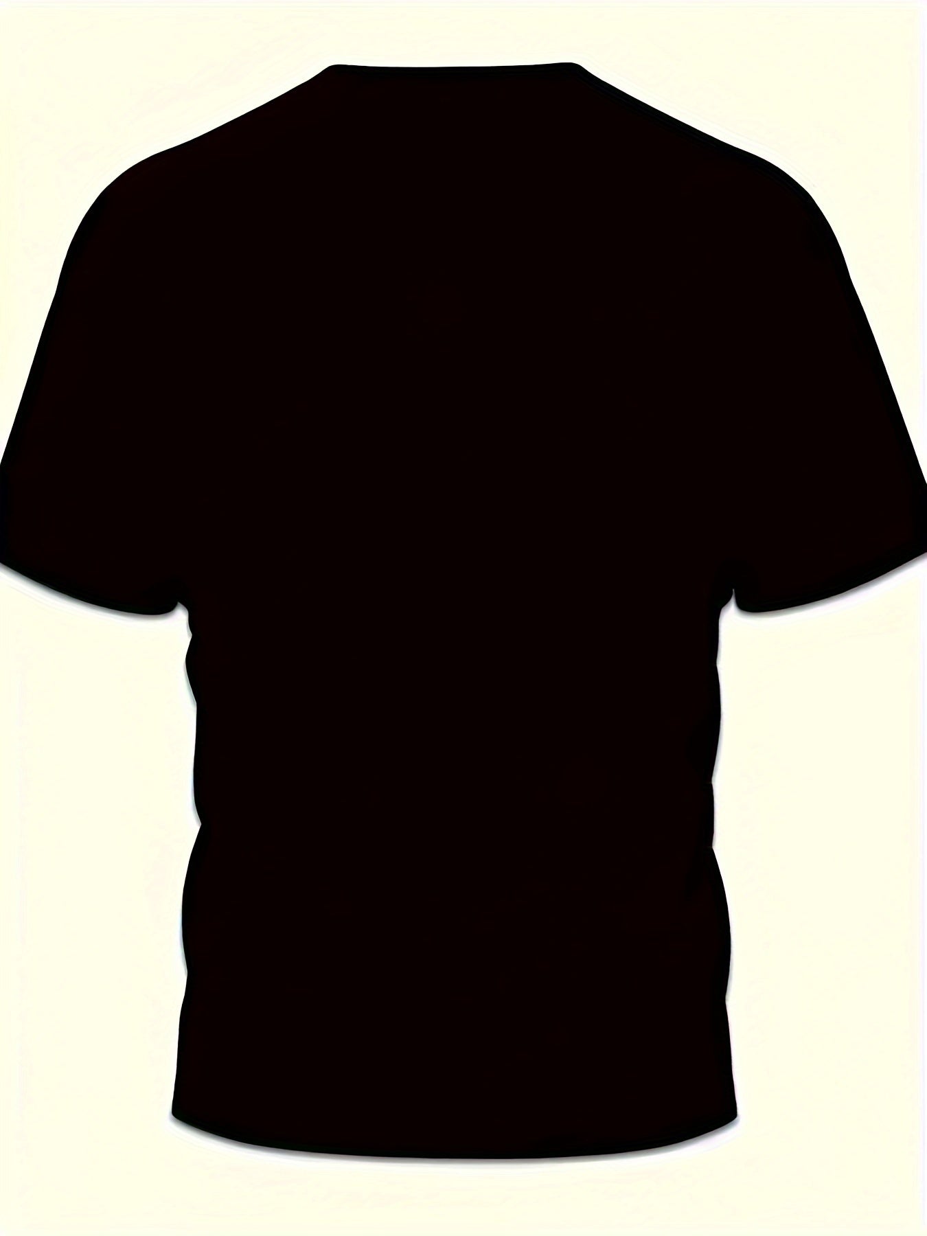 Men's 3D Cool Wolf Contrast T-Shirt – Digital Eye Print Round Neck - YanaChi Store