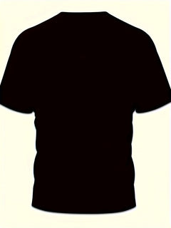 Men's 3D Cool Wolf Contrast T-Shirt – Digital Eye Print Round Neck - YanaChi Store