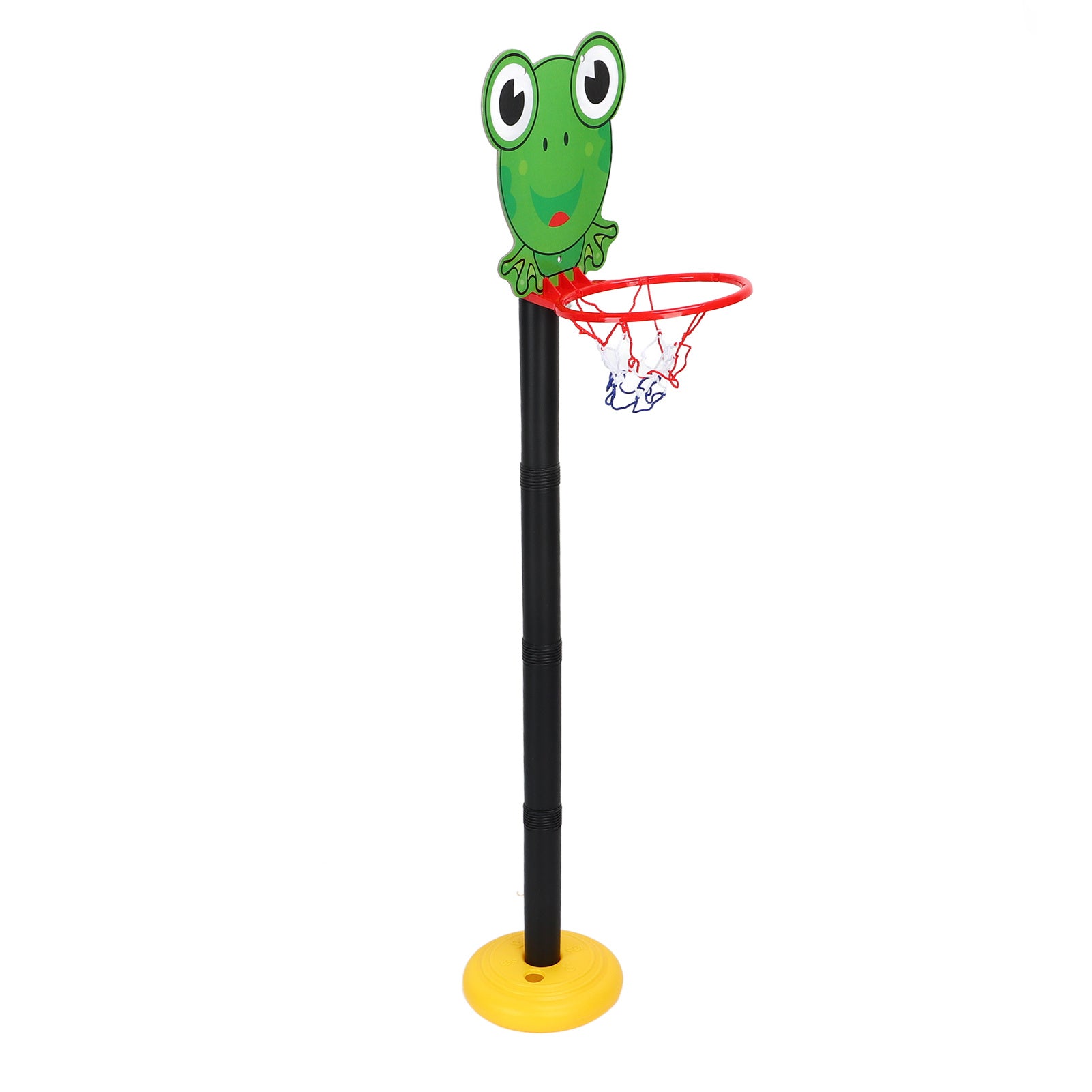 Basketball Playing Set - Height Adjustable Frog Pattern Hoop for Kids - YanaChi Store