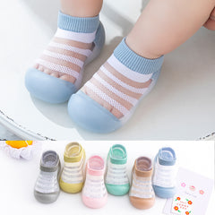 Baby Floor Socks with Non-Slip Sole – Breathable, Soft Cotton & Flexible Insole - YanaChi Store