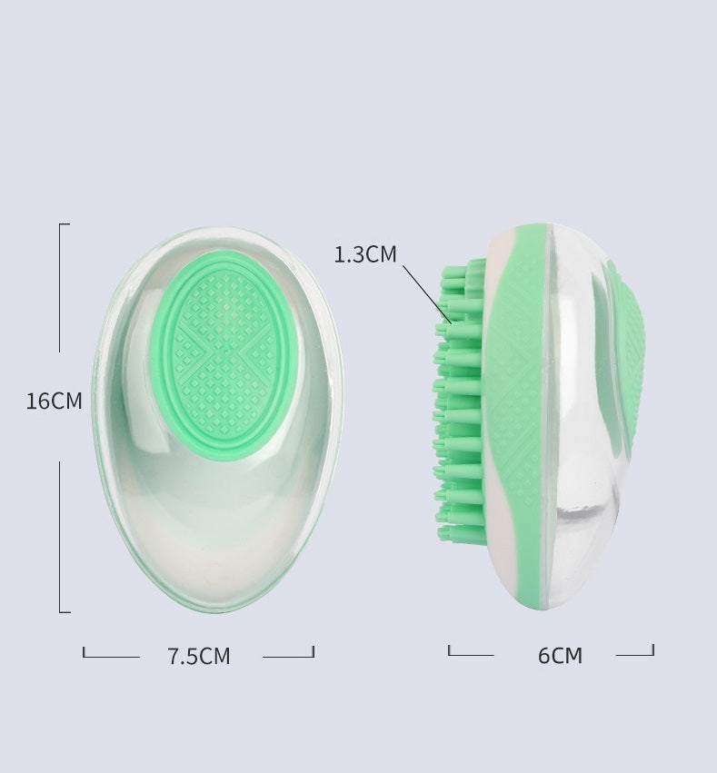 2-in-1 Pet Bath Grooming & SPA Massage Comb with Soft Silicone Design - YanaChi Store