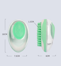 2-in-1 Pet Bath Grooming & SPA Massage Comb with Soft Silicone Design - YanaChi Store