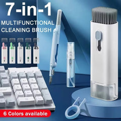 7 In 1 Computer Keyboard Cleaner Brush Kit Earphone Cleaning Pen For Headset Keyboard Cleaning Tools Cleaner Keycap Puller Kit - YanaChi Store