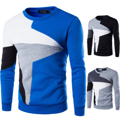 Men's Slim-Fit Cotton Knitted Sweater – Casual O-Neck Printed Pullover - YanaChi Store