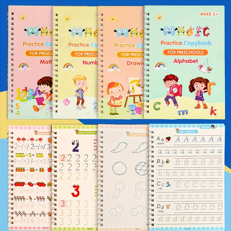 Children’s Alphabet Practice Copybook – Kindergarten Learning Tool for Ages 3-6 - YanaChi Store