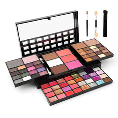 74-Color Professional Makeup Set – Lip Gloss, Eyeshadow, Blush & Highlight - YanaChi Store