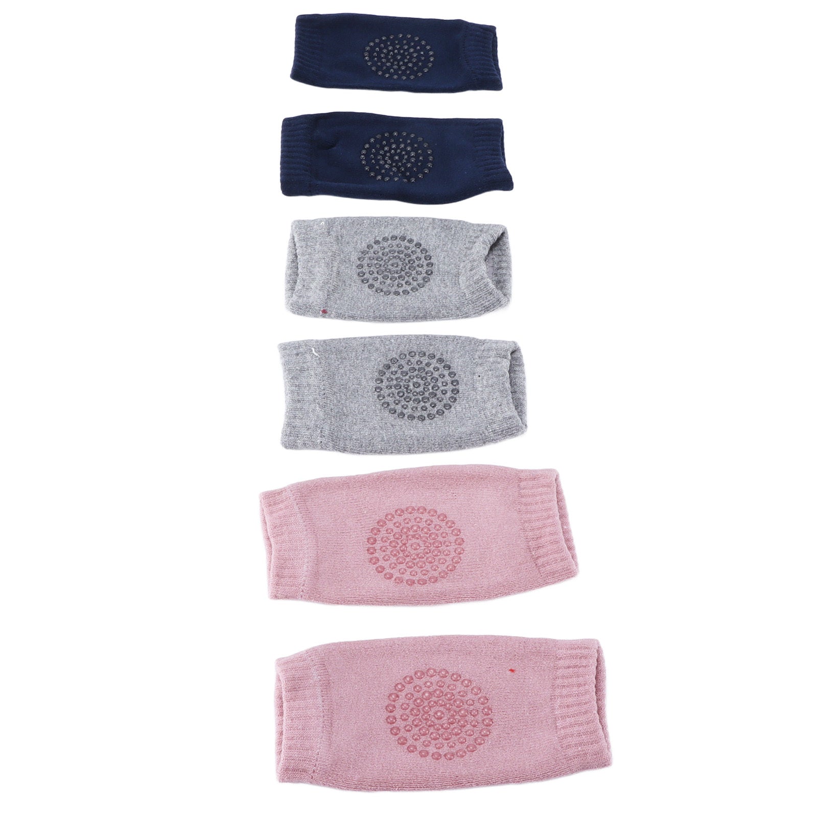 3 Pairs Baby Knee Pads – Combed Cotton Anti-Slip Protectors for Crawling Infants (6-24 Months) - YanaChi Store