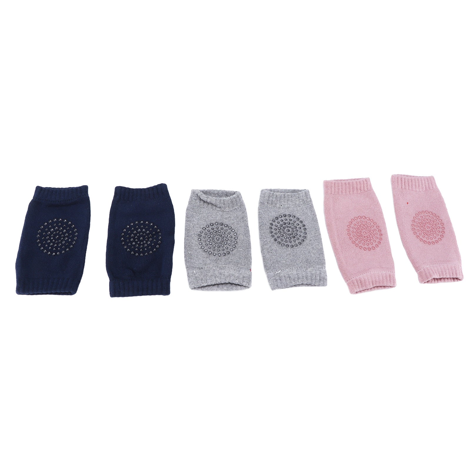 3 Pairs Baby Knee Pads – Combed Cotton Anti-Slip Protectors for Crawling Infants (6-24 Months) - YanaChi Store