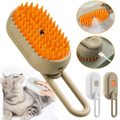 3-in-1 Electric Pet Grooming Brush - Steam, Massage, and Hair Removal - YanaChi Store