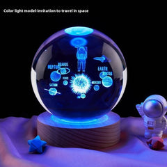 Elegant USB Crystal Night Lamp – Multiple Colors & Designs - YanaChi Store