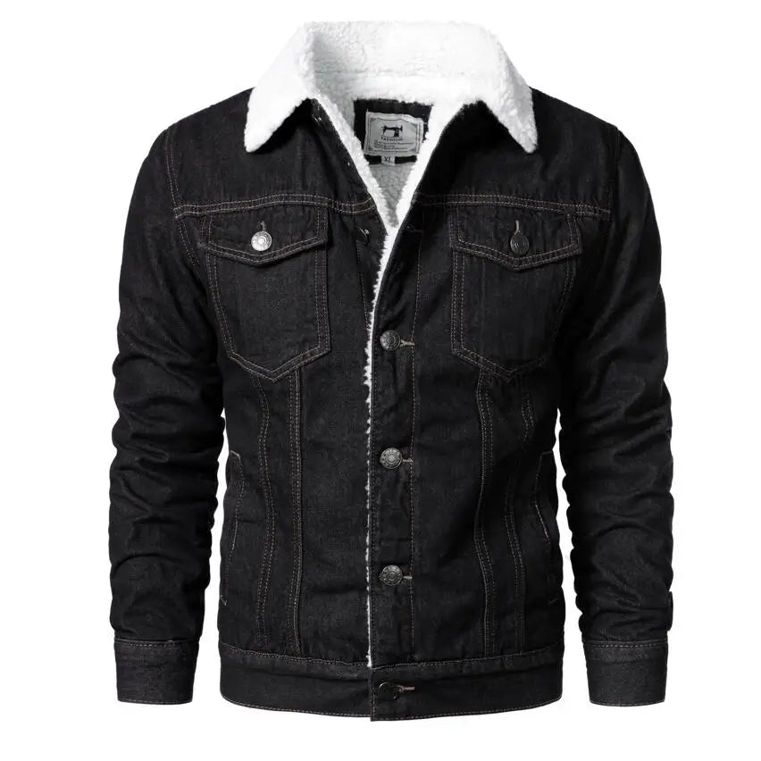 Men’s Casual Jean Jacket - Warm, Durable, and Trendy - YanaChi Store