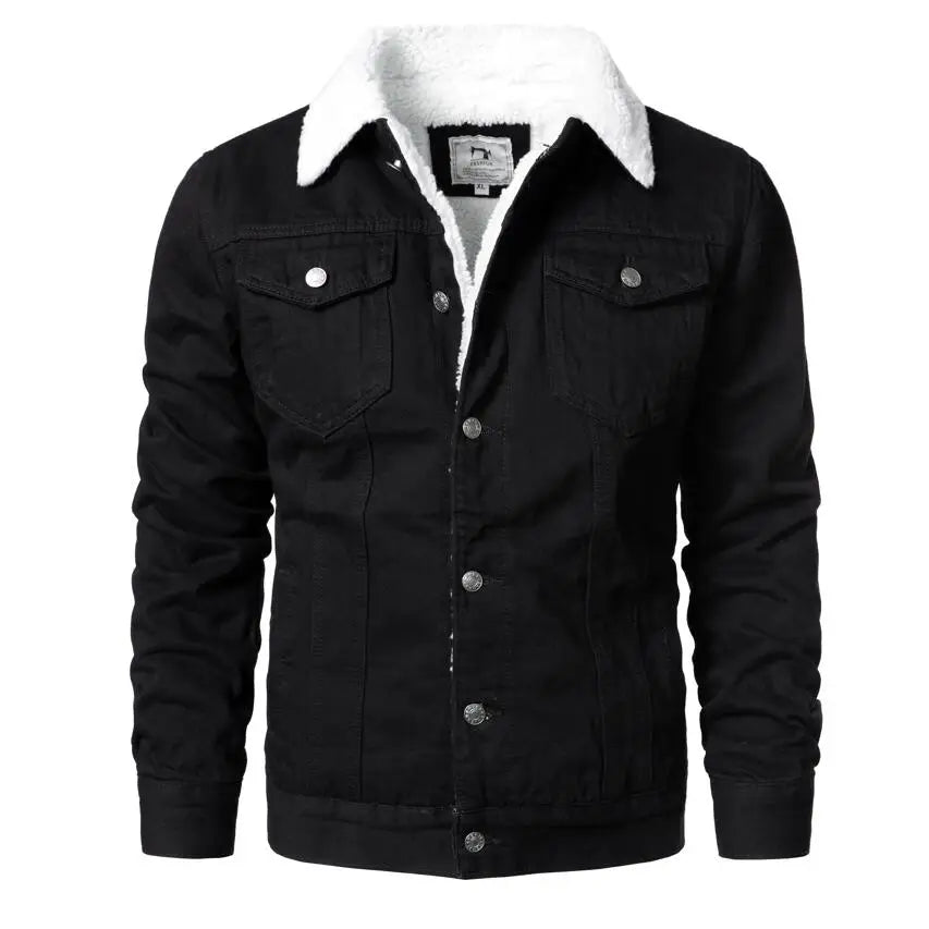 Men’s Casual Jean Jacket - Warm, Durable, and Trendy - YanaChi Store