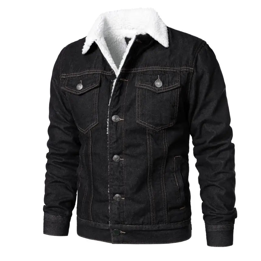 Men’s Casual Jean Jacket - Warm, Durable, and Trendy - YanaChi Store