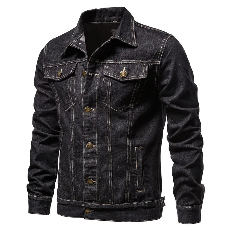 Men’s Casual Jean Jacket - Warm, Durable, and Trendy - YanaChi Store