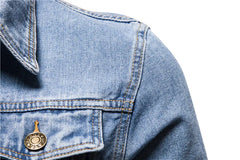 Men’s Casual Jean Jacket - Warm, Durable, and Trendy - YanaChi Store