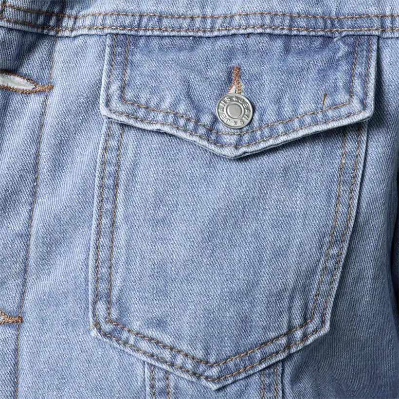 Men’s Casual Jean Jacket - Warm, Durable, and Trendy - YanaChi Store