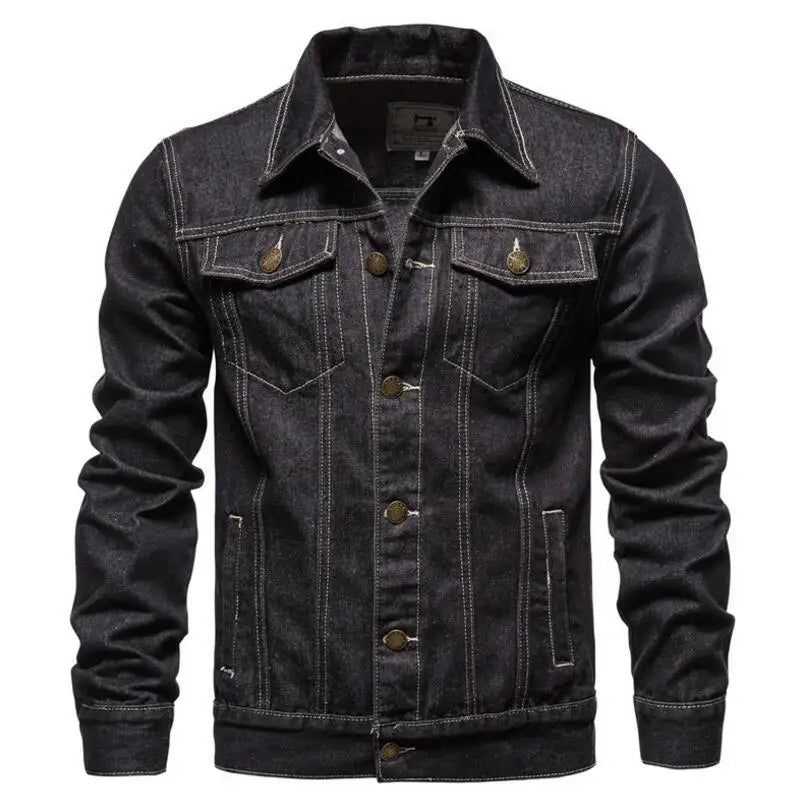 Men’s Casual Jean Jacket - Warm, Durable, and Trendy - YanaChi Store