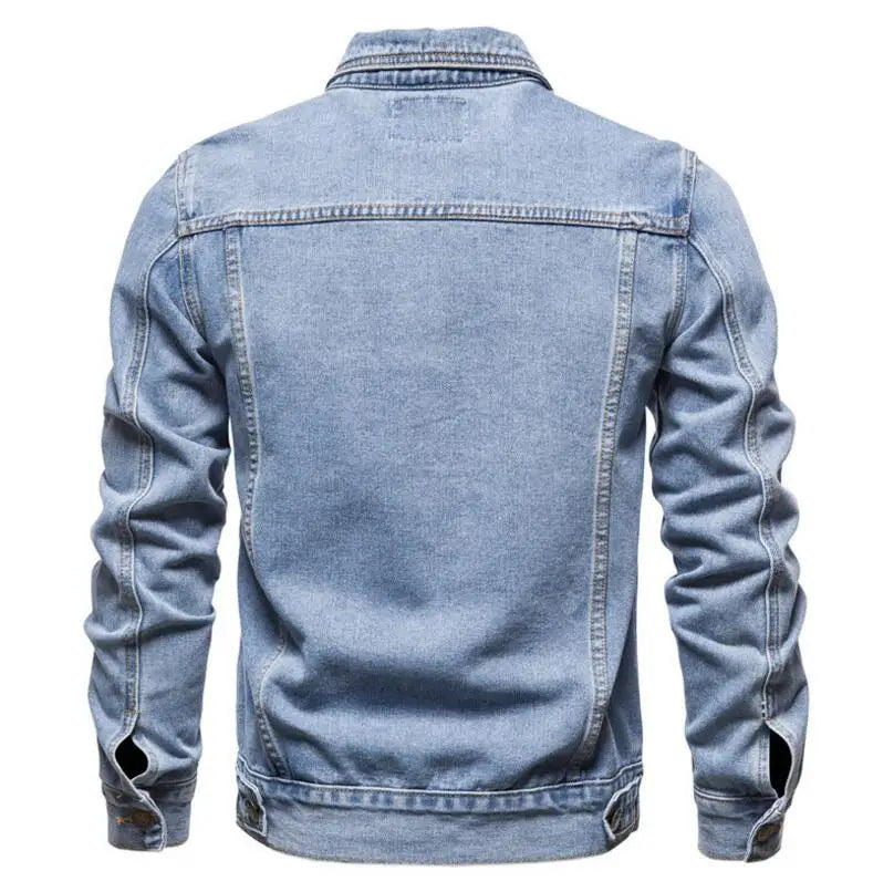 Men’s Casual Jean Jacket - Warm, Durable, and Trendy - YanaChi Store