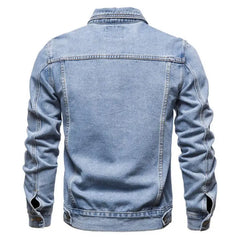 Men’s Casual Jean Jacket - Warm, Durable, and Trendy - YanaChi Store