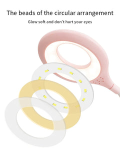 Adorable Elephant LED Desk Lamp – USB Rechargeable, Dimmable Touch Control Light - YanaChi Store