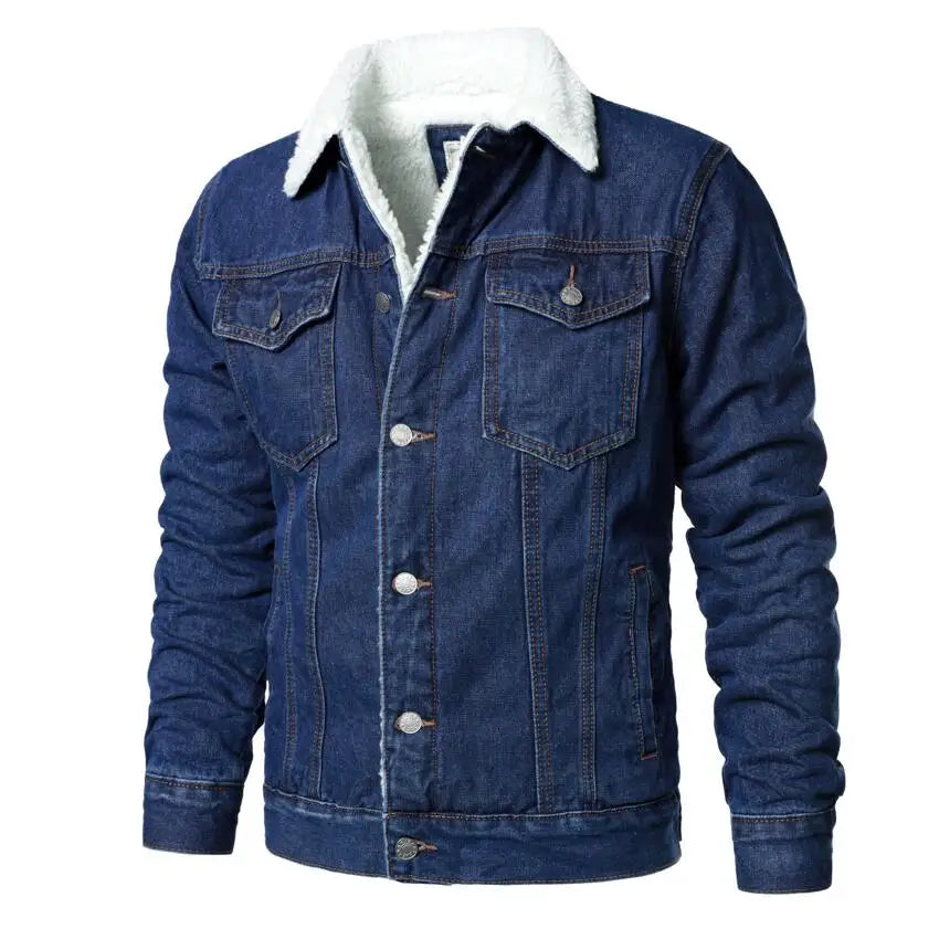 Men’s Casual Jean Jacket - Warm, Durable, and Trendy - YanaChi Store