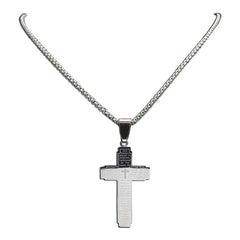 Stainless Steel Bible Cross Necklace – Men's Punk-Style Christian Pendant Jewelry - YanaChi Store