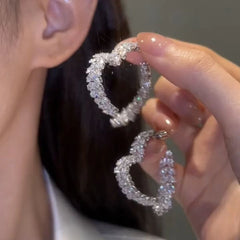 Luxury Wheat Leaf Zircon Drop Earrings – Romantic Jewelry for Women & Girls - YanaChi Store