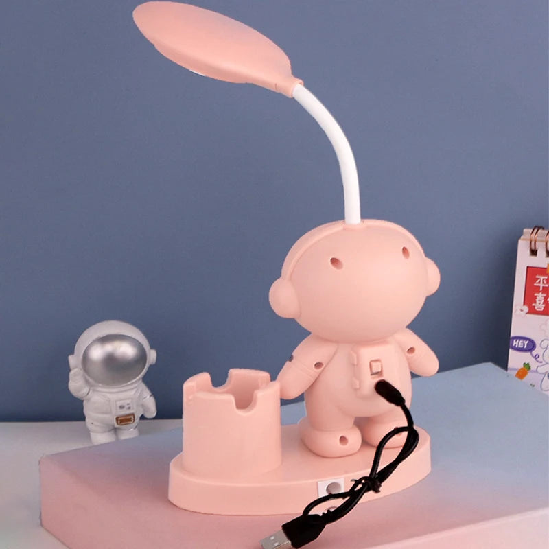 Creative Kids' Astronaut Table Lamp – Adjustable Color With A Practical Design - YanaChi Store
