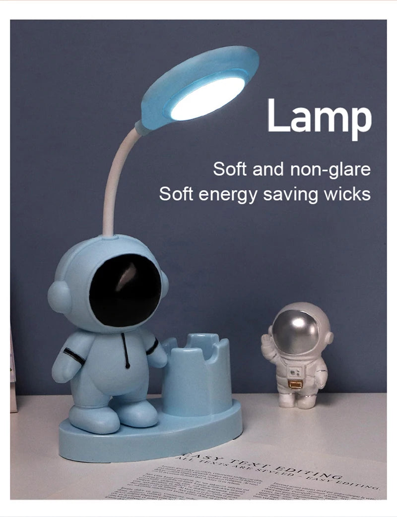 Creative Kids' Astronaut Table Lamp – Adjustable Color With A Practical Design - YanaChi Store