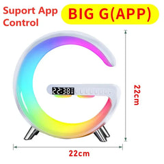Wireless Charging Station with Bluetooth 5.0 Speaker, RGB Lights & Alarm Clock - YanaChi Store