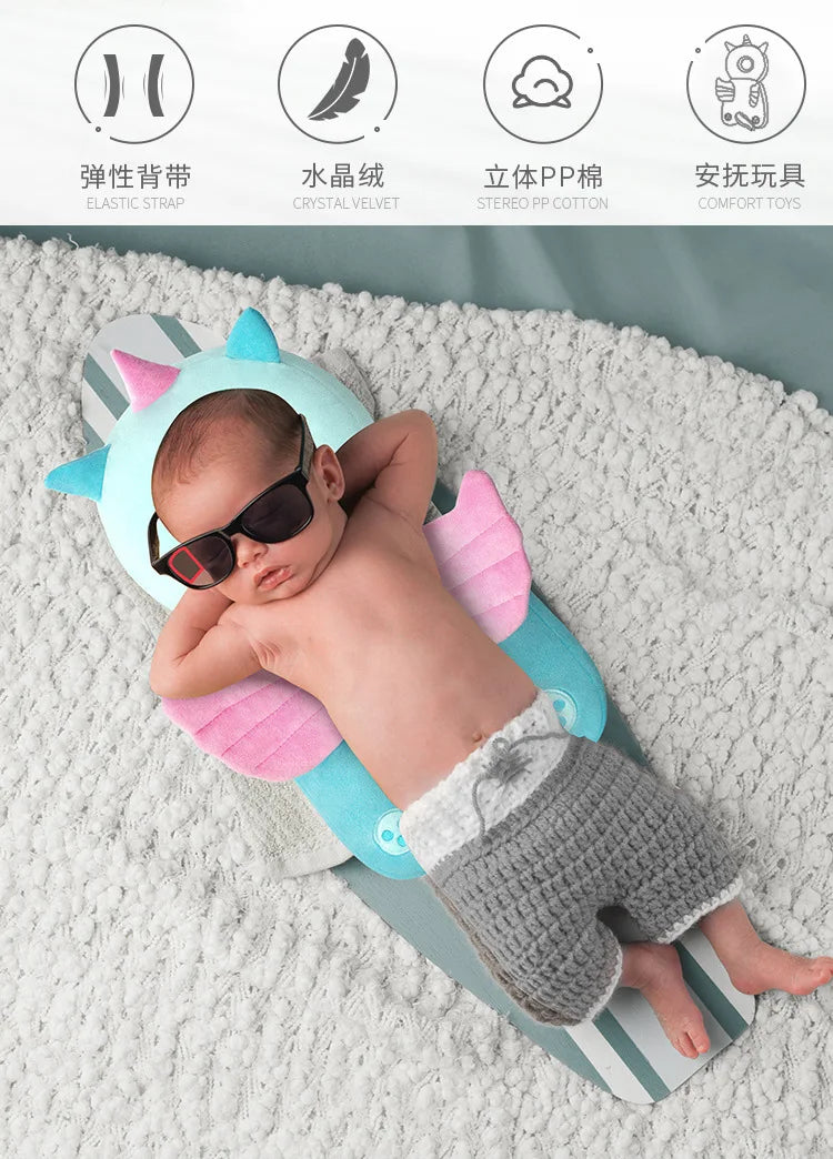 Newborn Headrest Security Pillow Backpack