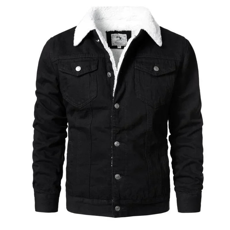 Men’s Casual Jean Jacket - Warm, Durable, and Trendy - YanaChi Store