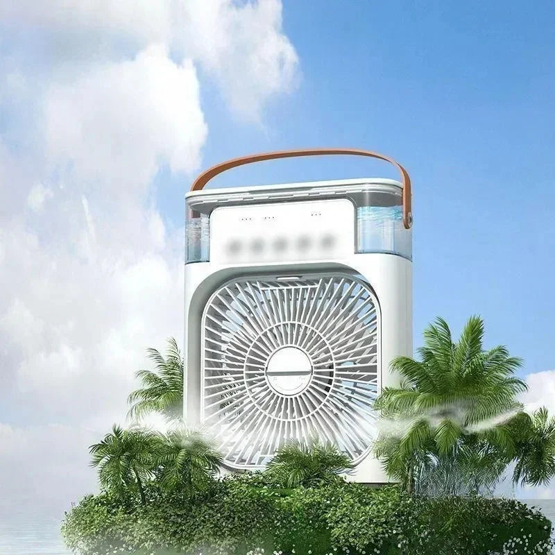 Xiaomi 3-in-1 Portable Fan & Air Cooler with LED Night Light - Adjustable for Home & Office Us