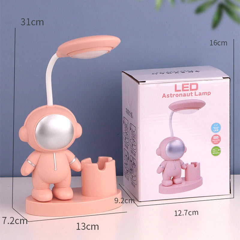 Creative Kids' Astronaut Table Lamp – Adjustable Color With A Practical Design - YanaChi Store