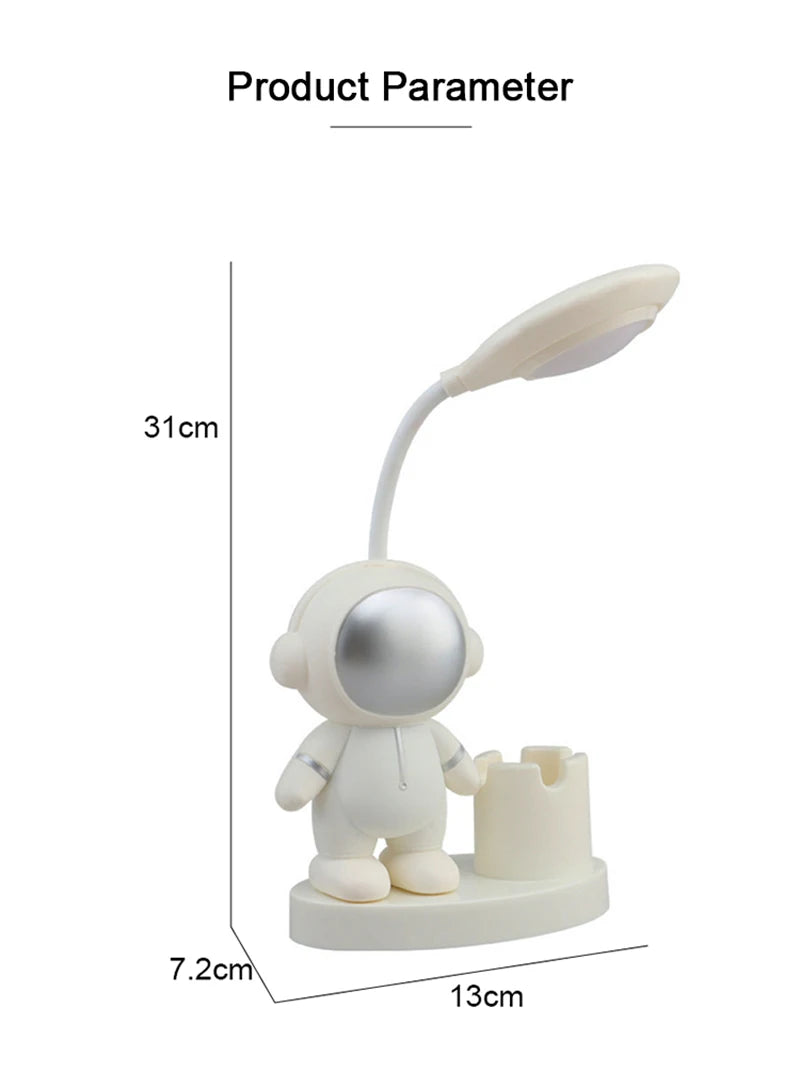 Creative Kids' Astronaut Table Lamp – Adjustable Color With A Practical Design - YanaChi Store