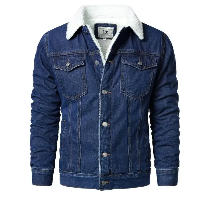 Men’s Casual Jean Jacket - Warm, Durable, and Trendy - YanaChi Store