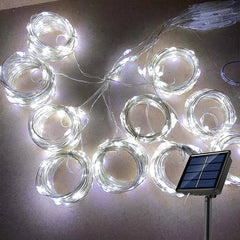 Waterproof Solar Curtain Fairy Lights – Perfect for Weddings, Parties & Outdoor Decor - YanaChi Store