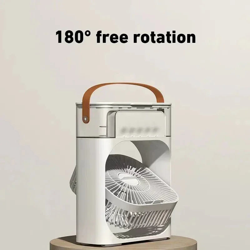 Xiaomi 3-in-1 Portable Fan & Air Cooler with LED Night Light - Adjustable for Home & Office Us