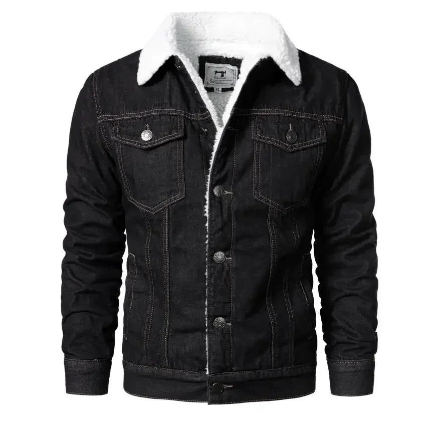 Men’s Casual Jean Jacket - Warm, Durable, and Trendy - YanaChi Store